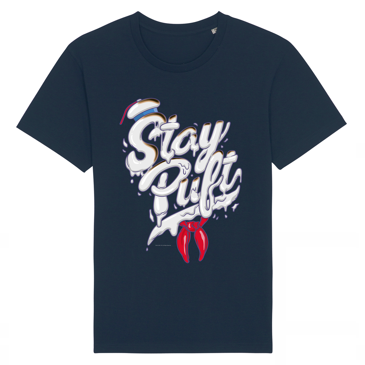 Stay Puft Marshmallow Man Navy Unisex T-Shirt