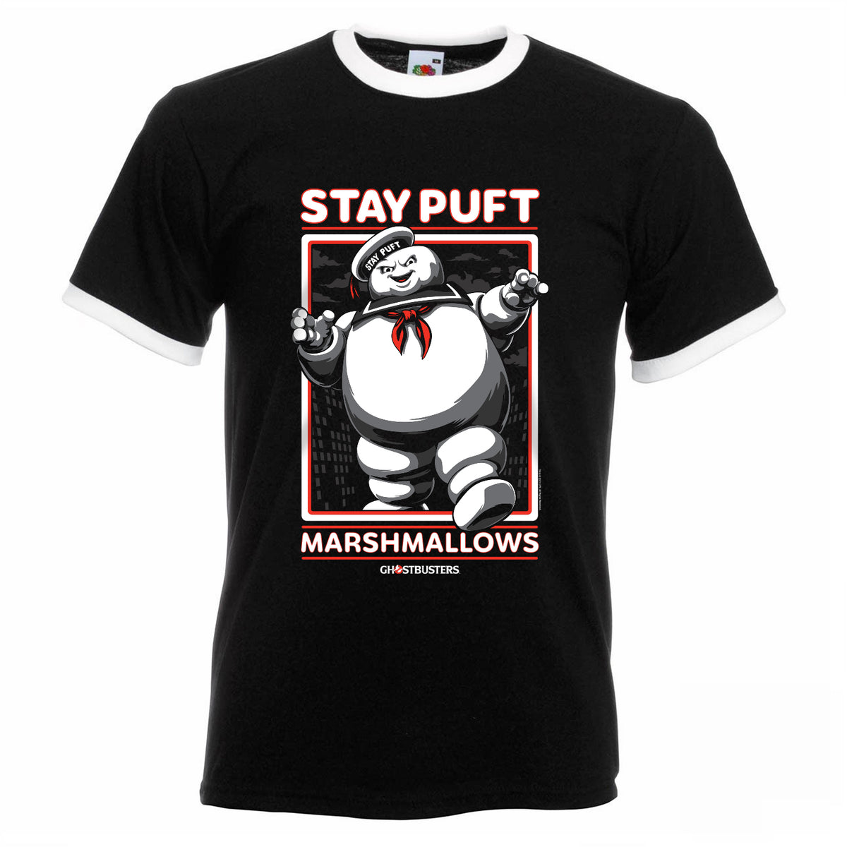 Marshmallows Black Ringer T-Shirt