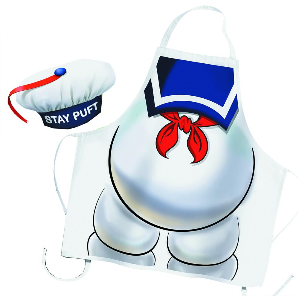 Ghostbusters Stay Puft Apron and Chef Hat